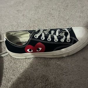 Come de garçon converse sneakers size 8